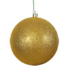 Photograph of 4.75" Anti Gold Glitter Ball Drilled 4/B