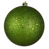 Photograph of 4" Juniper Sequin Ball Drilled 6/Bag