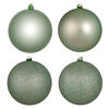 Photograph of 2.75" Gray Mint 4 Finish Orn Asst 20/Box