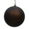 Photograph of 6" Chocolate Matte Ball UV Drilled 4/Bag