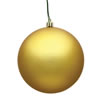Photograph of 3" Gold Matte Ball UV 12/Bag
