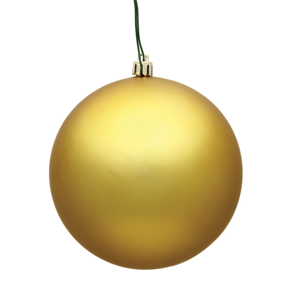 3" Gold Matte Ball UV 12/Bag