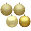 Photograph of 4" Gold Ball 4 Finish Asst 12/Bx