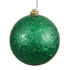 Photograph of 4" Green Sequin Ball Drilled 6/Bag
