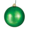 Photograph of 4" Green Shiny Ball UV Drilled 6/Bag