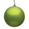 Photograph of 4" Lime Candy Ball UV Drilled 6/Bag