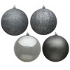 Photograph of 1" Pewter 4 Finish Orn Asst 18/Box