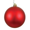 Photograph of 4.75" Red Matte Ball UV Drilled 4/Bag