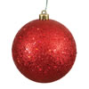 Photograph of 4" Red Sequin Ball Drilled 6/Bag