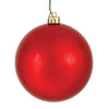 Photograph of 4.75" Red Shiny Ball UV Drilled 4/Bag
