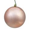 Photograph of 4" Rose Gold Shiny Ball UV Drilled 6/Bg
