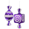 Photograph of 8'' Purple, White Fat Candy 2 Asst 2/Box