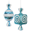 Photograph of 8'' Teal, White Fat Candy 2 Asst 2/Box