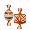 Photograph of 8'' Orange, White Fat Candy 2 Asst 2/Box