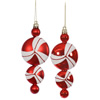 Photograph of 6" Red, White Candy Dangle 2 Asst 4/Box