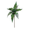 Photograph of 32" Lime Glitter Poinsettia 11" Flower