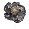 Photograph of 14" Pewter Pearl Poppy 8" Flr 3/Bg