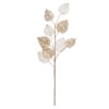 Photograph of 20" Gold Mesh Mulberry Leaf Spray 3/Bg