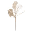 Photograph of 20" Gold Fiddle Leaf Glitter Spray 3/Bg
