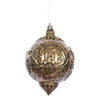 Photograph of 5.5" Antique Gold Sculptured Ball 4/Bx