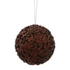 Photograph of 3.5" Chocolate Sparkle Sequin Ball