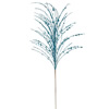 Photograph of 28" Turquoise Glitter Berry Spray