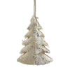 Photograph of 7" Half Burlap Half Birch Glitter Tree