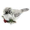 Photograph of 4.5" Furry Birch Bird with Pine Berry