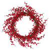 Photograph of 26" Red Wild Outdoor Berry Wreath