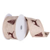 Photograph of 2.5" x 10yd Natural Burlap Brown Decor