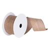Photograph of 2.5" x 10yd Beige Soft Woven Burlap