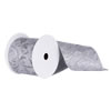 Photograph of 4" x 10yd Pewter Filigree Jacquard