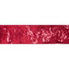 Photograph of 4" x 5Yd Red Sequin Leaf Red Dupion