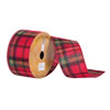 Photograph of 2.5" x 10yd Red Green Flannel Plaid