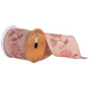 Photograph of 4" x 5yd Cream, Pink Sequin Flower