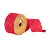 Photograph of 2.5"x10Yd Red Woven Dupion Ribbon