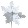 Photograph of 22" Silver Poinsettia, 21" Flower, 6/Bag
