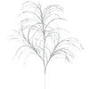 Photograph of 34" Silver Glitter Grass Spray 6/Bag