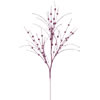Photograph of 35" Cerise Glitter Berry Spray 6/Bag
