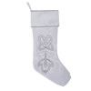 Photograph of 8" x 19" Pointed Beaded Stocking