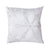 Photograph of 18" x 18" Beaded Snowflakes Pillow