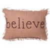 Photograph of 14" x 20" Holiday Words Believe Pillow