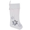 Photograph of 8" x 19" Silver Flakes Stocking