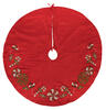 Photograph of 52" Red Beaded Candy Cane Treeskirt