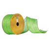 Photograph of 2.5"x10Yd Green Shimmer Dupion