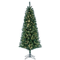 Vickerman Salem Pencil Pine Artificial Christmas Tree