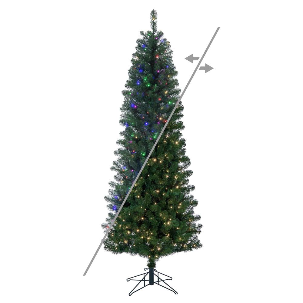 Vickerman Salem Pencil Pine Artificial Christmas Tree