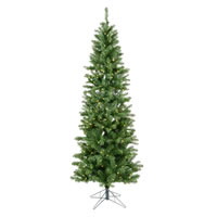 Vickerman Salem Pencil Pine Artificial Christmas Tree