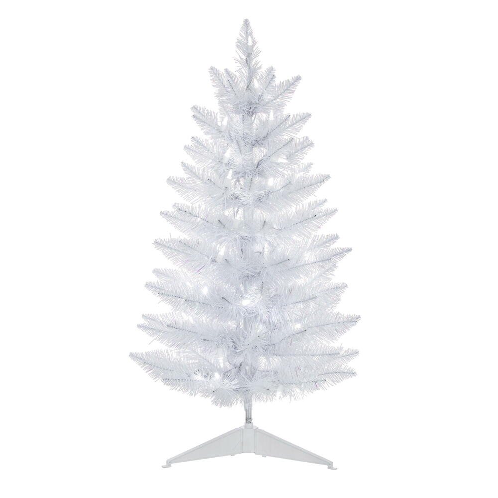 Vickerman Sparkle White Spruce Pencil Artificial Christmas Tree