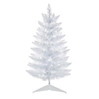Vickerman Sparkle White Spruce Pencil Artificial Christmas Tree